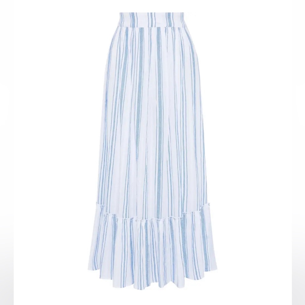 Antik Batik striped maxi skirt sz L